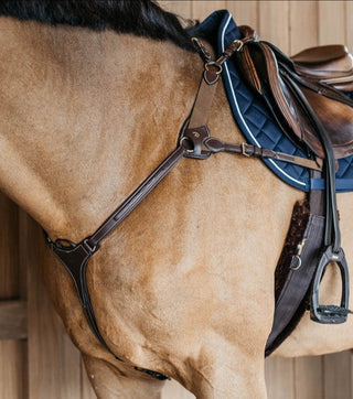 Dyon D-Collection harnais 5 points avec élastique Marron