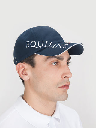 Casquette réglable Equiline avec logo Equiline bleu