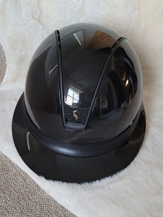 Samshield 2.0 Casque d'équitation Miss Shield Shadowglossy Crystal Blazon Noir