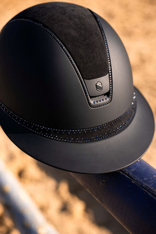 Samshield 2.0 Casque d'équitation Miss Shield Shadowmatt Tiara FB 300 swat Noir