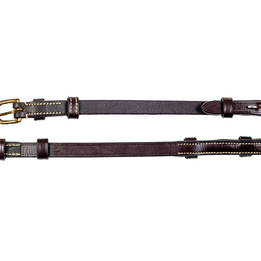 LJ Leathers New Pro Bakstukken Bruin Goud kleurig
