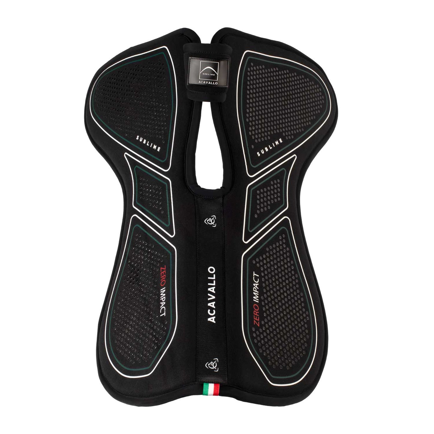 Acavallo pad de selle Zero Impact Withers Free Noir