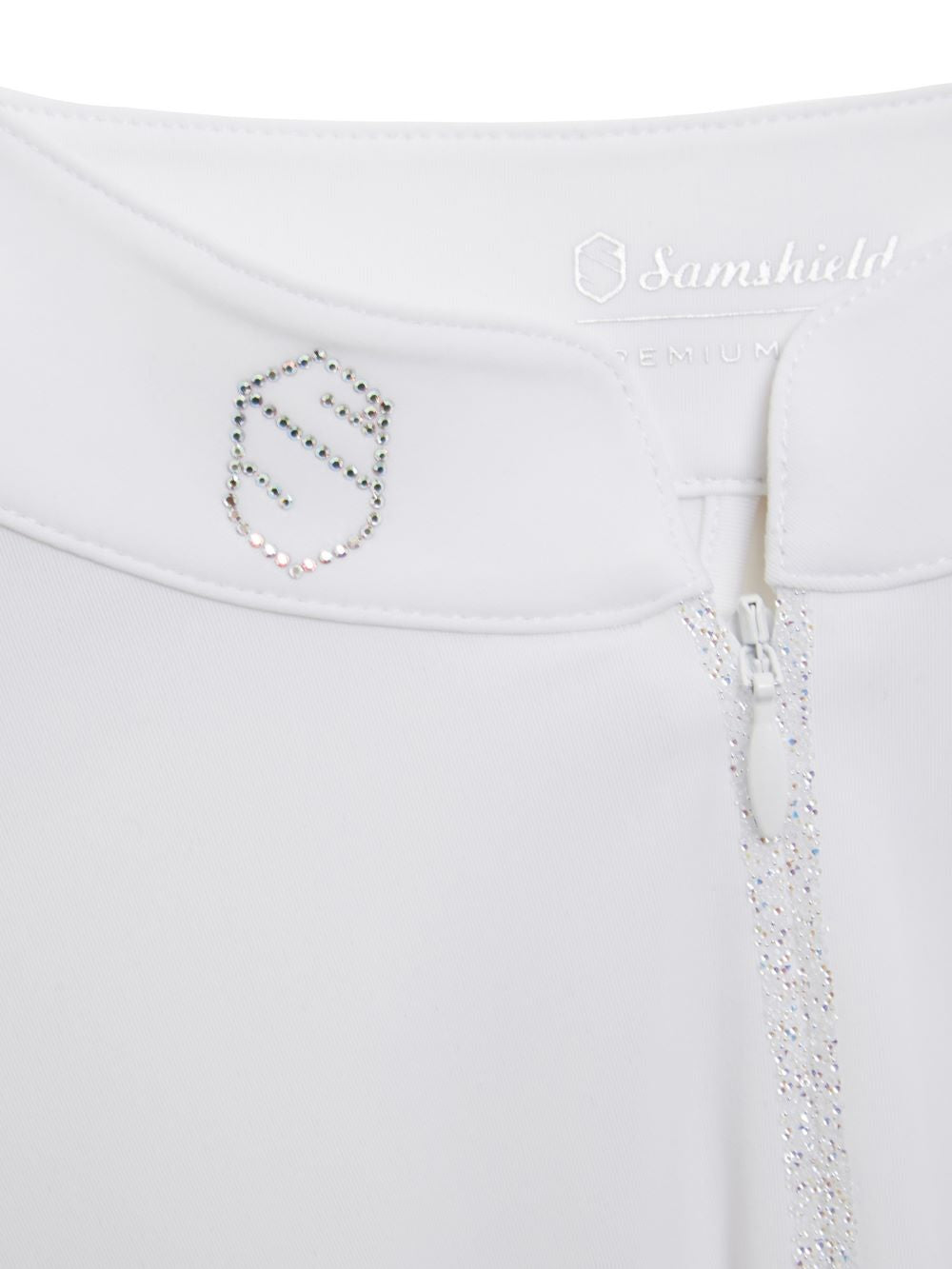 Chemise de compétition à manches longues pour femmes Samshield Aloise blanche