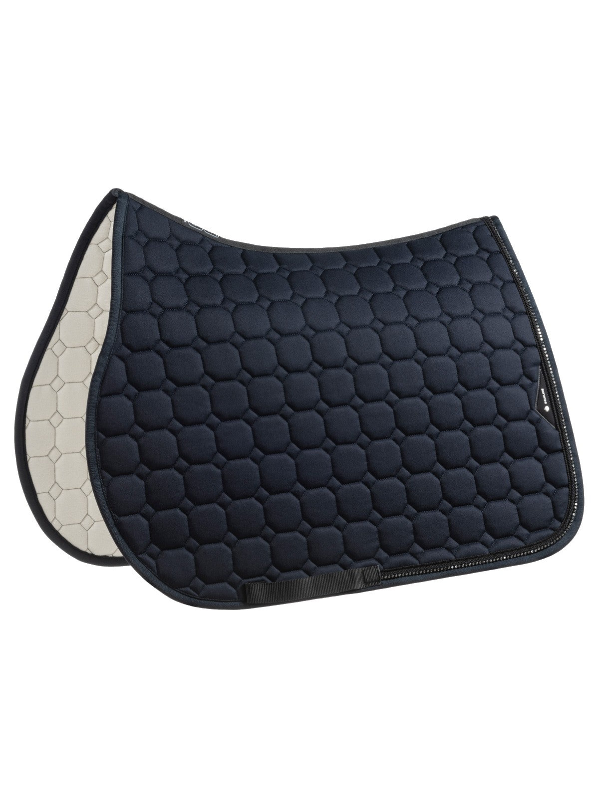 Equiline tapis de selle Eqcrystaro Saut Navy