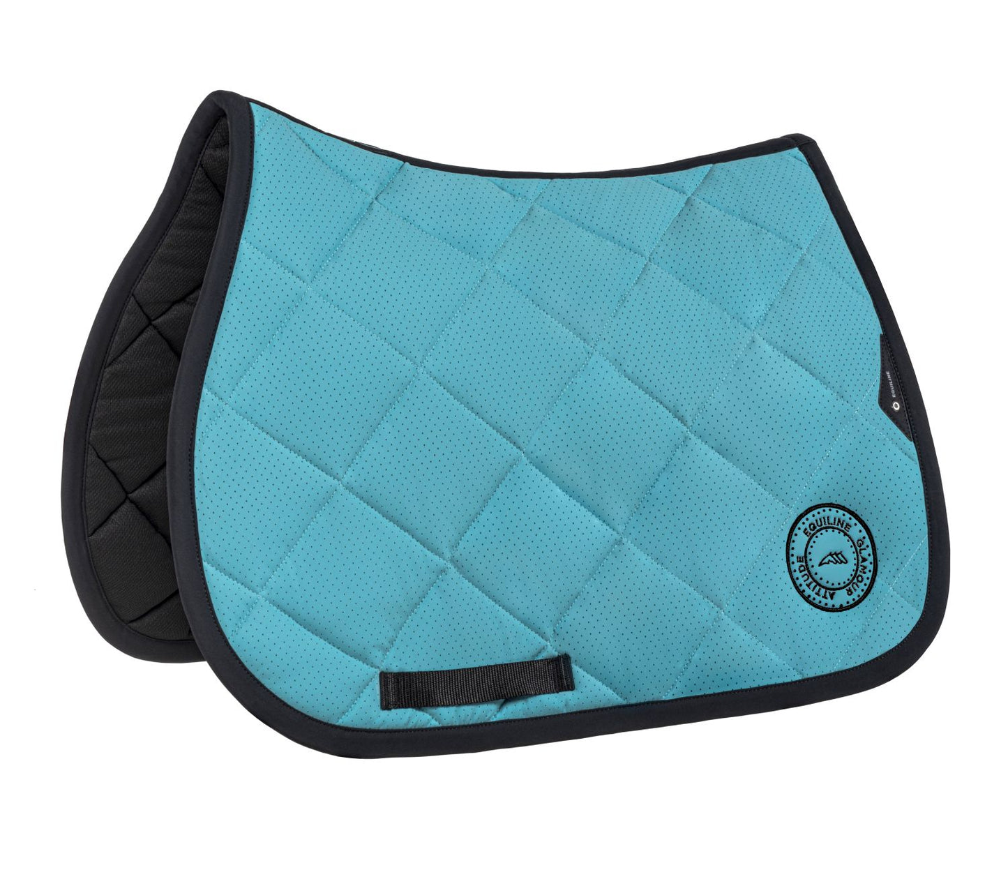 Tapis de selle Equiline Tech Rombo Enides pour poney de saut Aquarelle