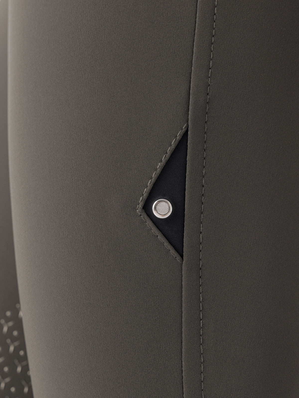 Pantalon d'équitation pour femmes Equiline genoux grip Atirk Summer Frost Grey