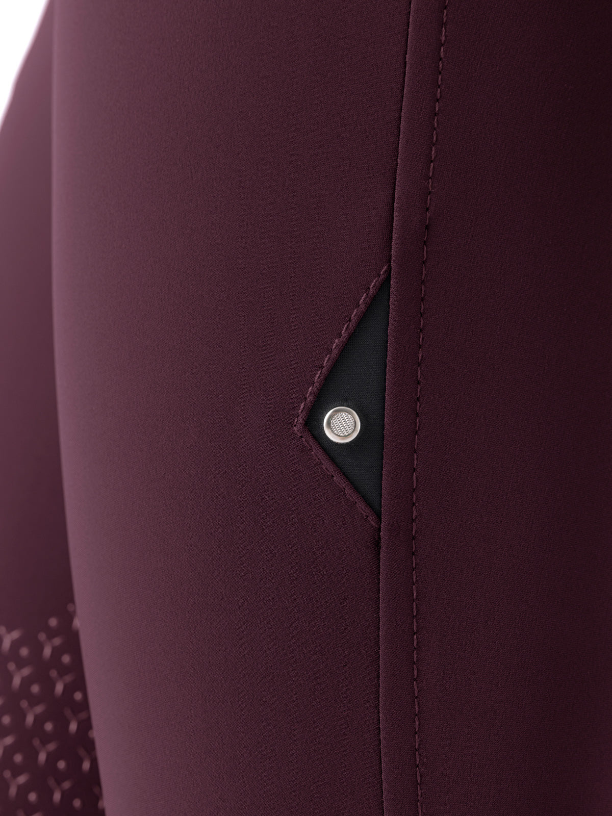 Equiline rijbroek dames knie grip Atirk Summer Plum