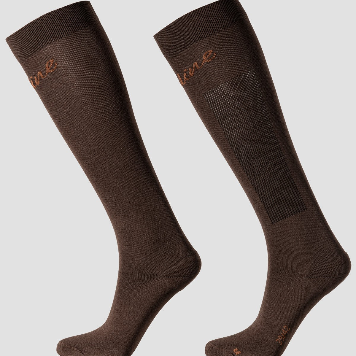 Equiline Chaussettes d'Équitation Eqgreg Cocoa Powder