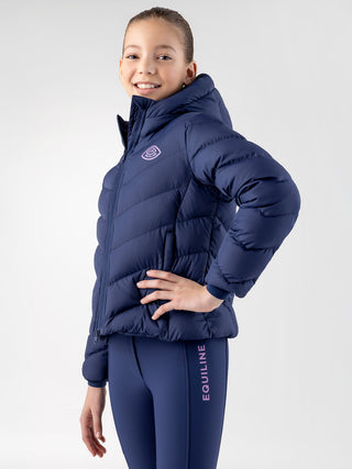Veste matelassée Equiline pour fille Navy