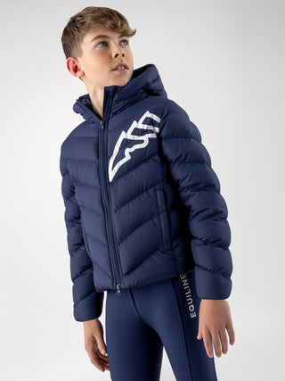 Veste matelassée Equiline pour garçon Cino Navy
