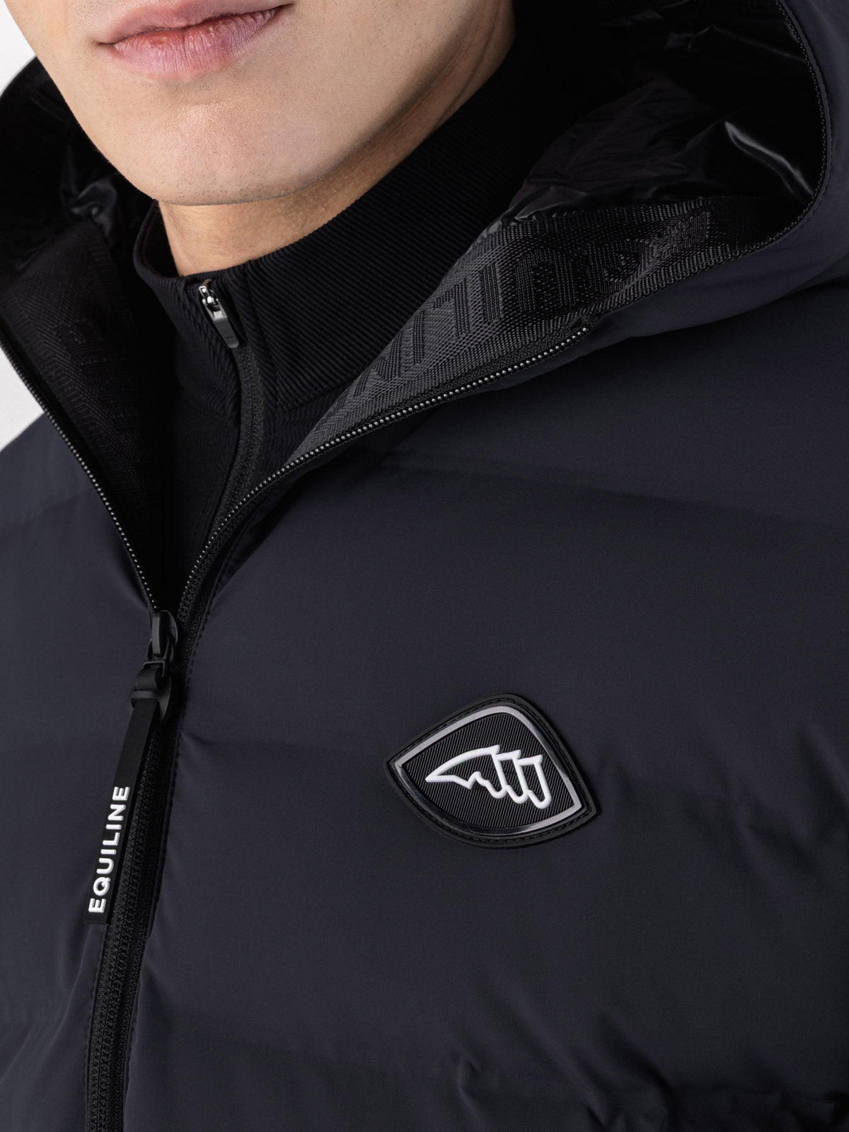 Equiline veste d’hiver pour Homme Cermo Noir