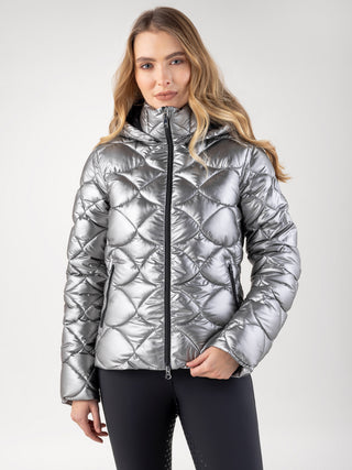 Veste d’hiver Equiline pour femme Gasic Argento