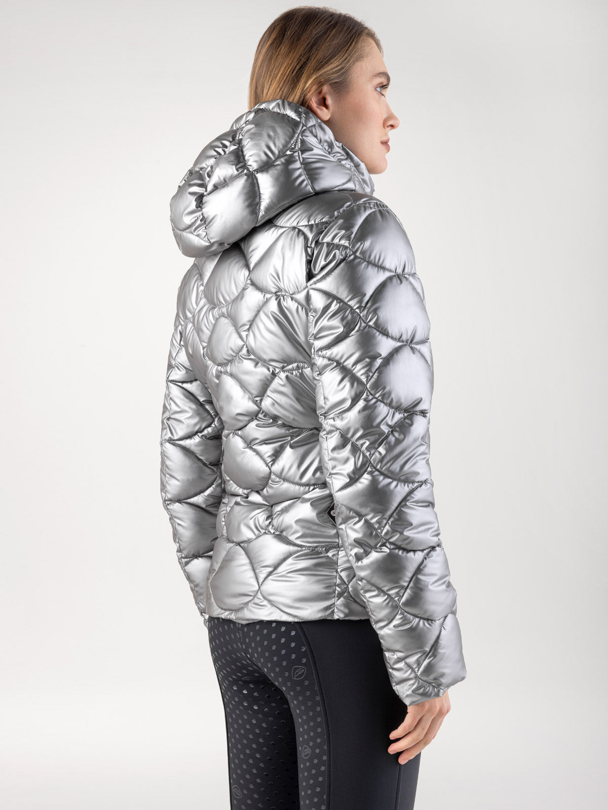 Veste d’hiver Equiline pour femme Gasic Argento