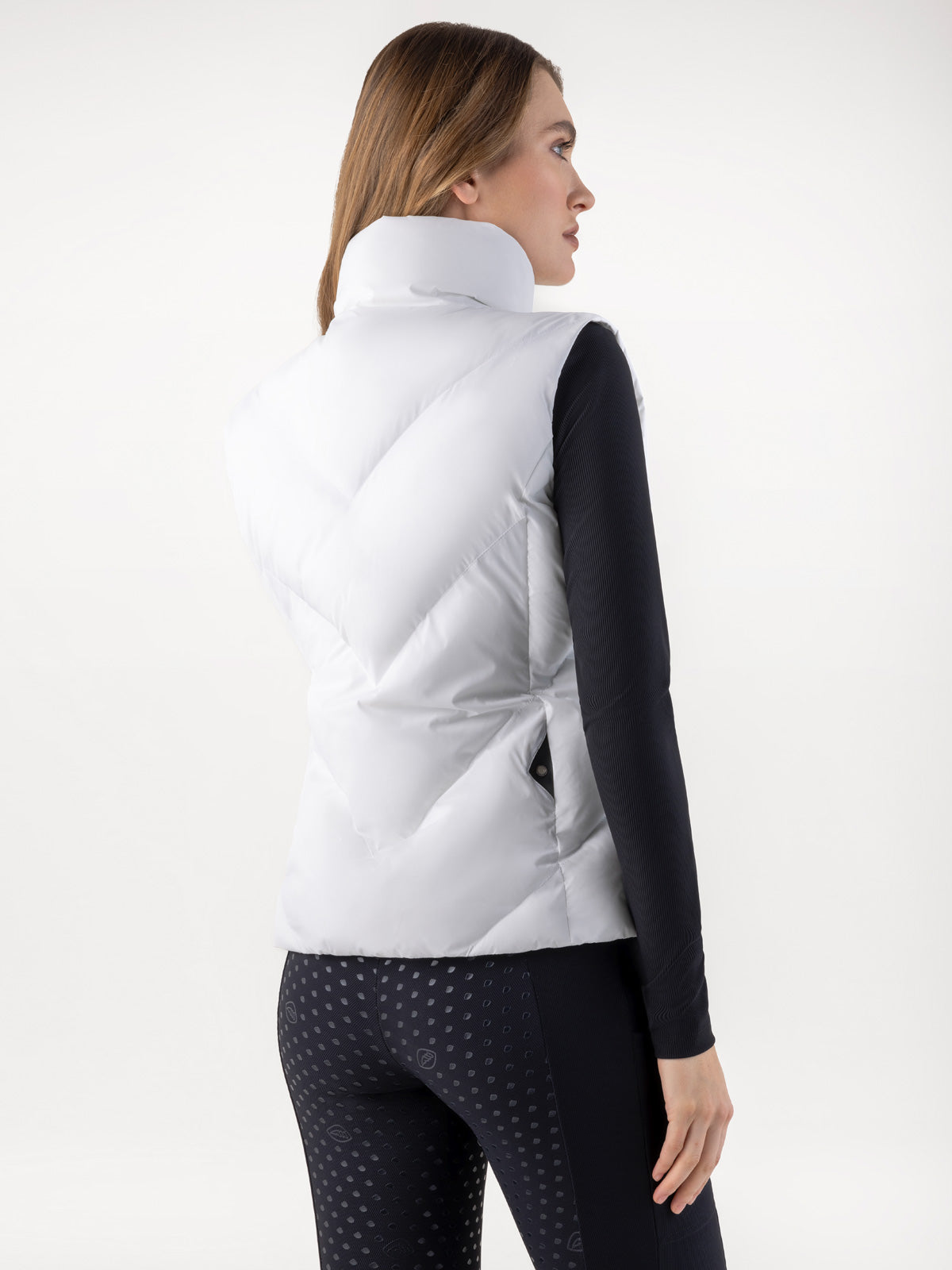 Veste d’hiver Equiline pour femme Cilet Blanc