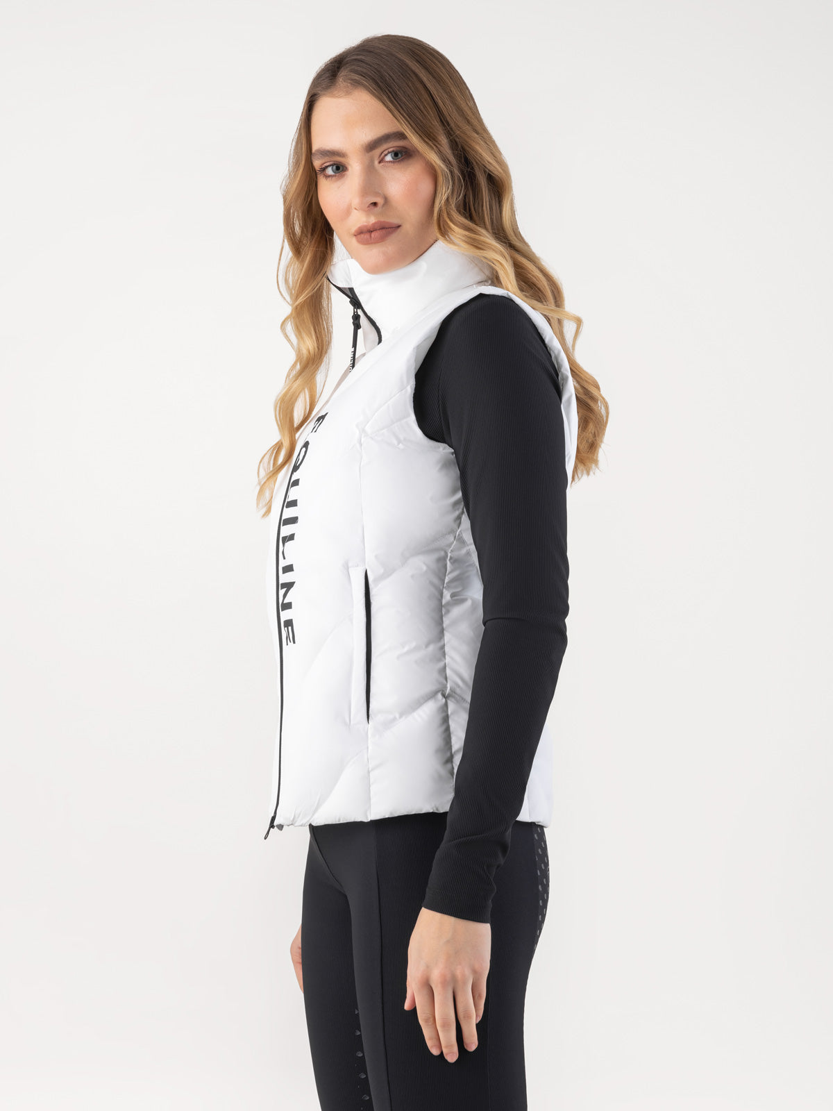 Veste d’hiver Equiline pour femme Cilet Blanc