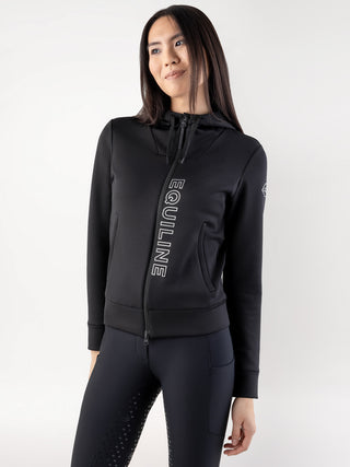 Sweatshirt Equiline pour femme Coco Noir