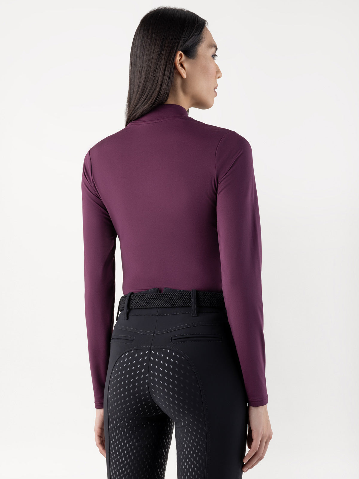 Equiline Trainingsshirt second skin dames Geco Amaranto