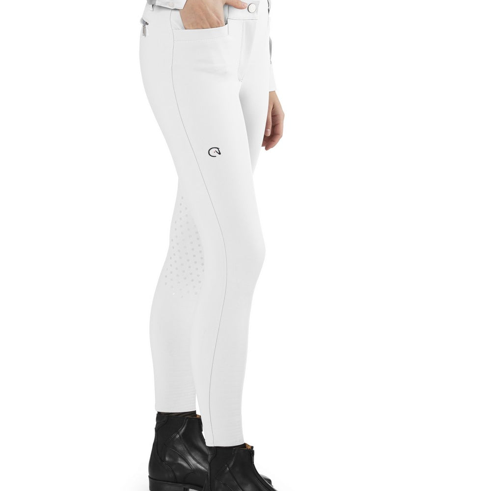 Ego7 Jumping WI winter Breech Rijbroek Knie Grip Dames Wit