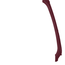 Flex-On Removable Arm set Iron S Stijgbeugels Burgundy