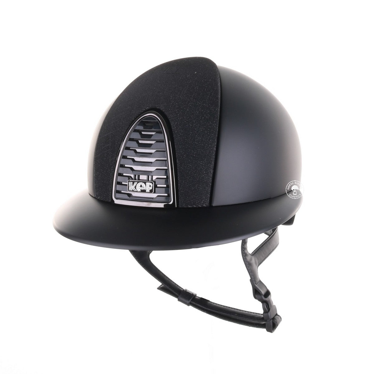 Kep Italia Paardrijhelm Cromo 2.0 Matt Polo Klep Zwart Mirror Black Frame Galassia Insert Zwart