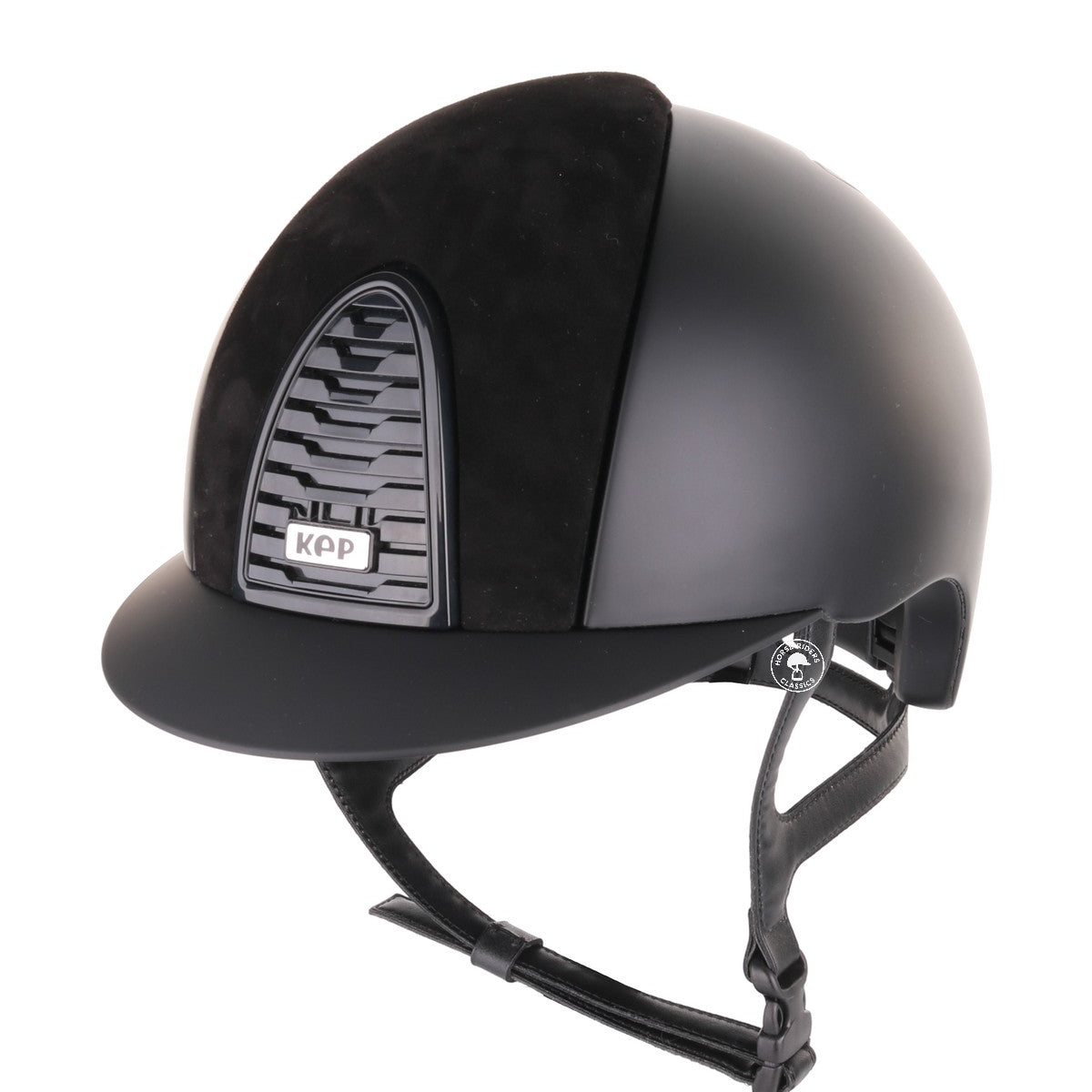 Kep Italia Paardrijhelm Cromo 2.0 Matt Zwart Suede Insert Zwart