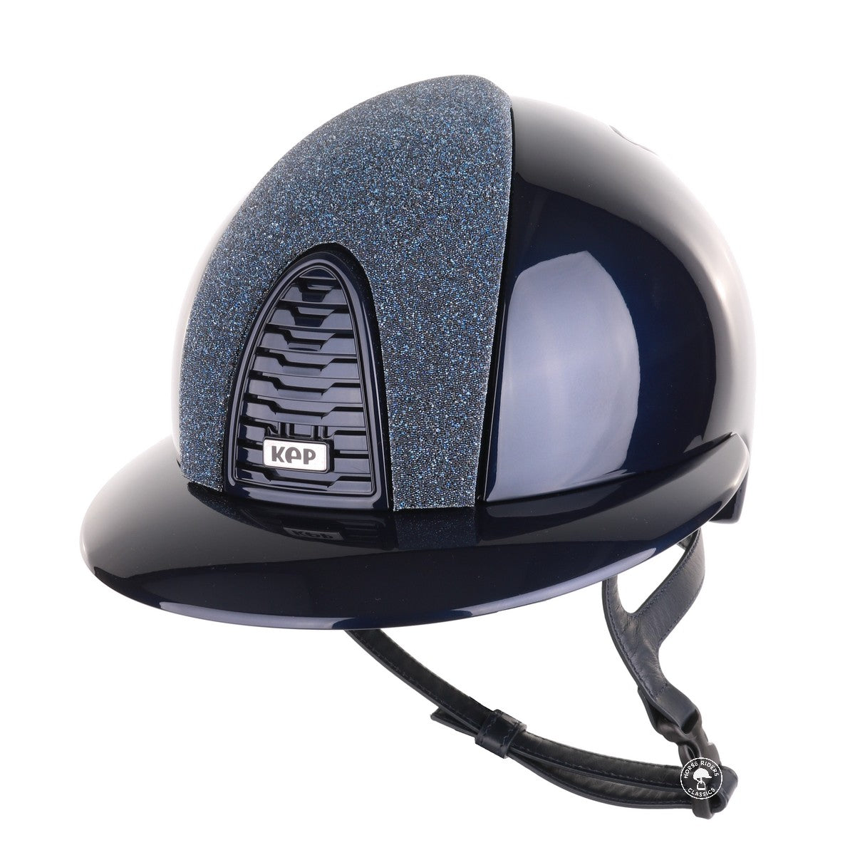 Kep Italia Paardrijhelm Cromo 2.0 Polish Polo Klep Blauw Vanity Insert Blauw