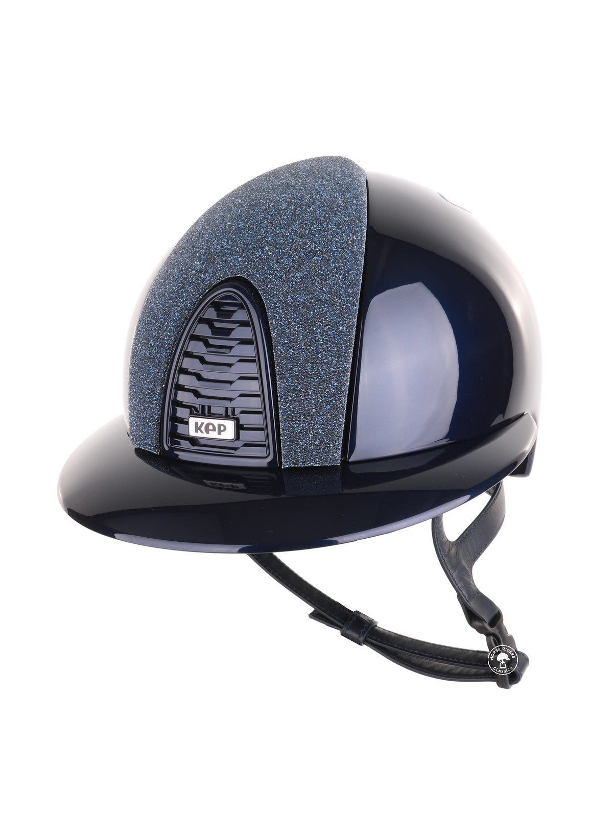 Kep Italia Paardrijhelm Cromo 2.0 Polish Polo Klep Blauw Vanity Insert Blauw