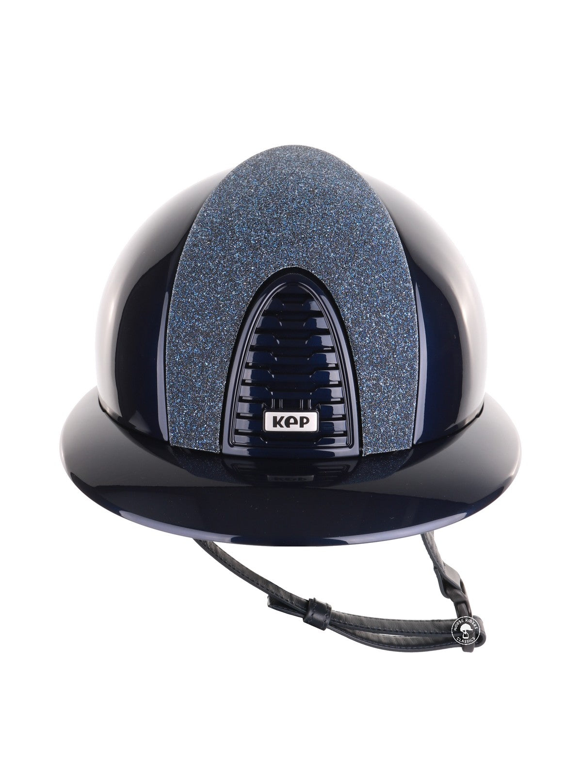 Kep Italia Paardrijhelm Cromo 2.0 Polish Polo Klep Blauw Vanity Insert