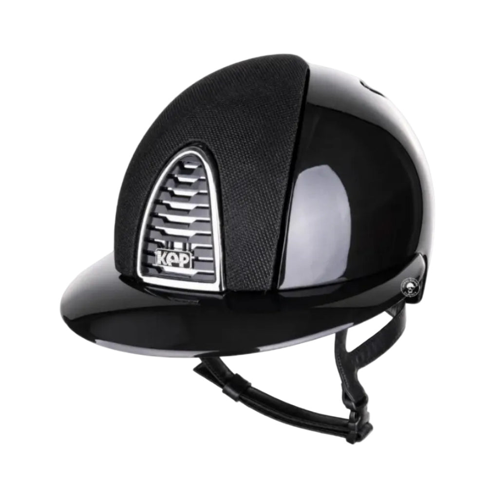 Casque Kep Italia Cromo 2.0 Shine Polo Noir Chrome Mirror Frame Luminor Insert