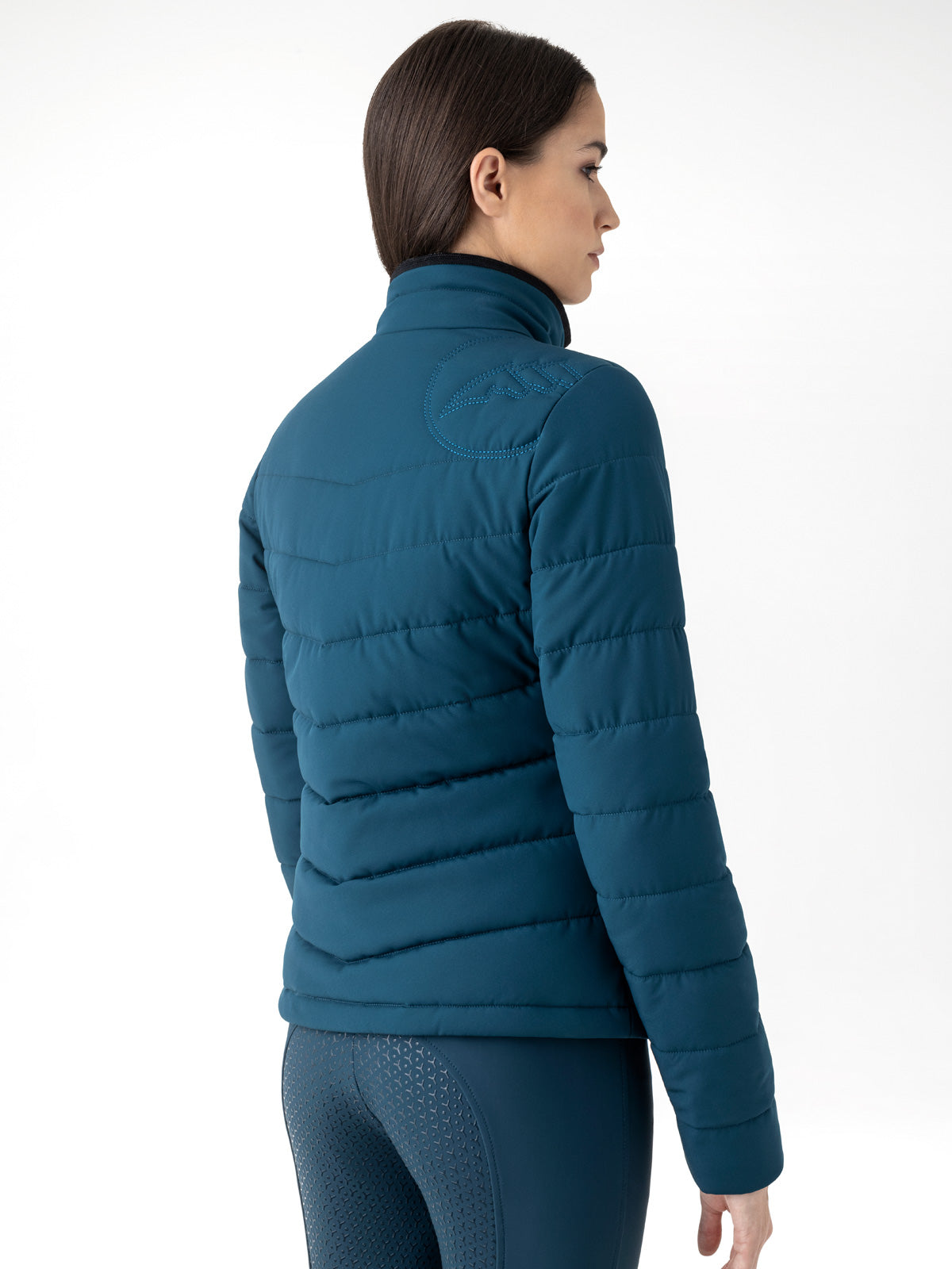 Veste d’hiver rembourrée Equiline pour femme 100 g Ertys Legion Blue