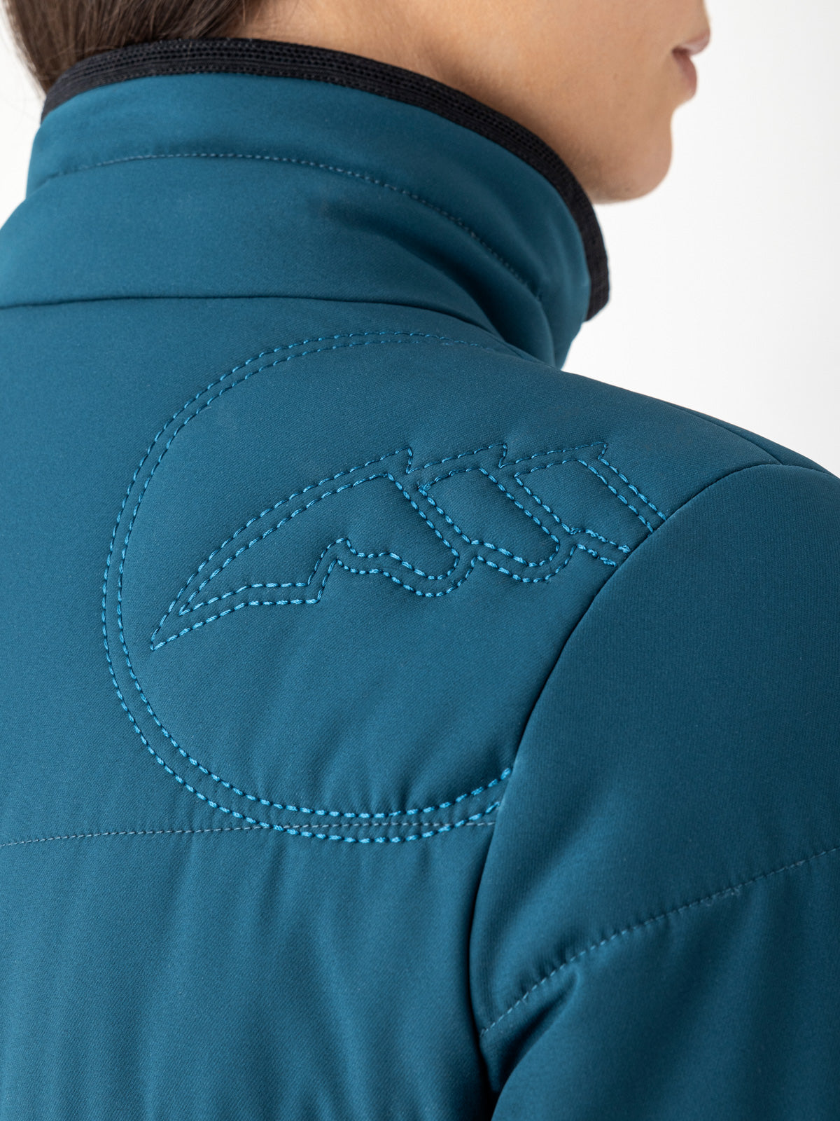 Veste d’hiver rembourrée Equiline pour femme 100 g Ertys Legion Blue