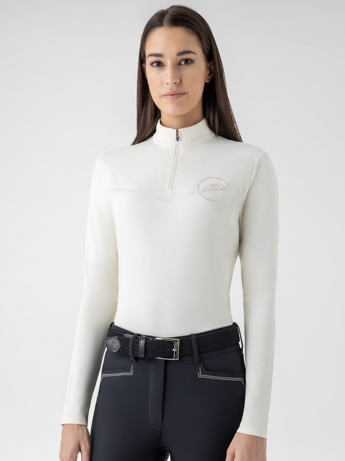 T-shirt d'entraînement Equiline seconde peau femmes Equost Toful