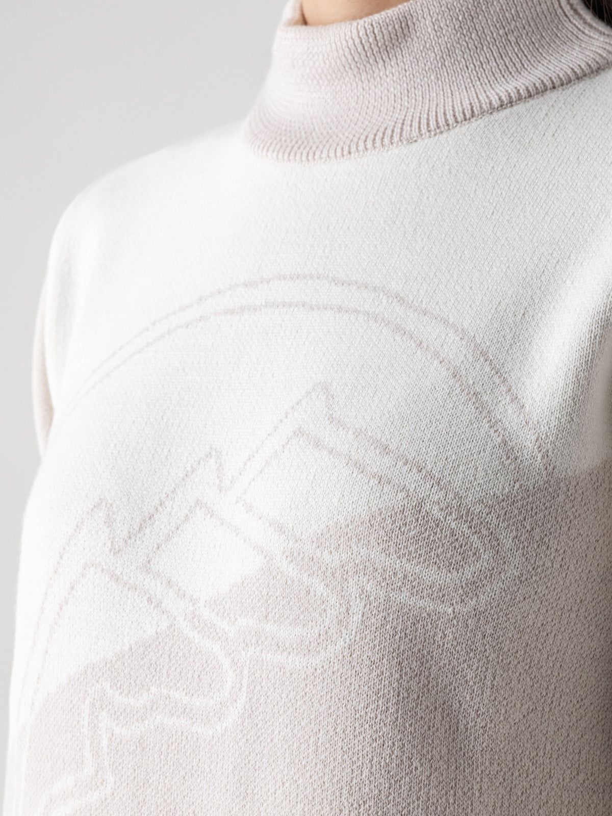 Pull chaud à col montant Equiline pour femme Eplic Tofu