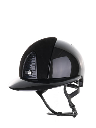 Casque Kep Italia Cromo 2.0 Shine Polo Noir RAW Frame Suede Insert