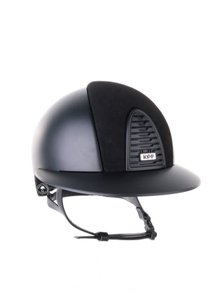 Casque Kep Italia Cromo 2.0 Textile Polo Noir Suede Insert