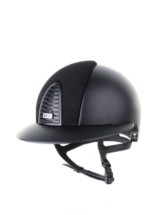 Casque Kep Italia Cromo 2.0 Textile Polo Noir Suede Insert