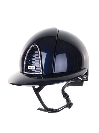 Casque Kep Italia Cromo 2.0 Polish Polo Bleu Swarovski Frame