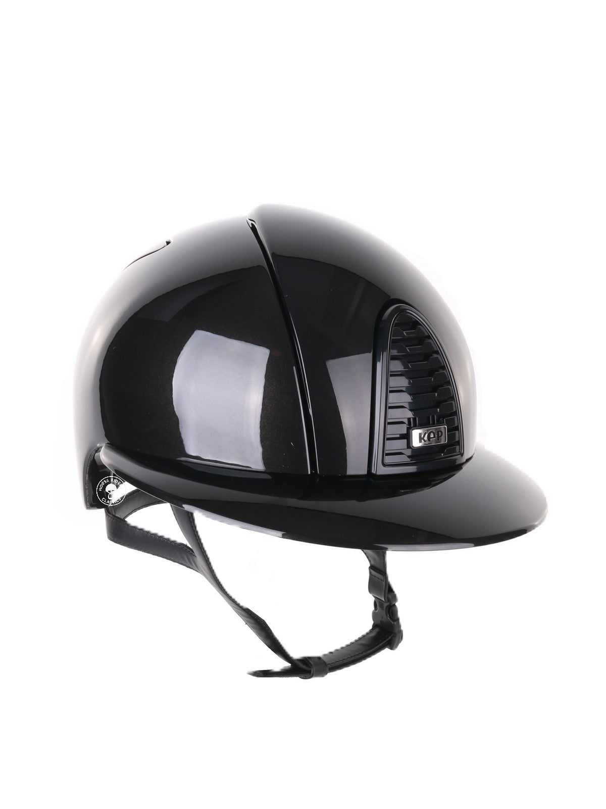 Kep Italia Paardrijhelm Cromo 2.0 Shine Polo Klep Zwart RAW Frame