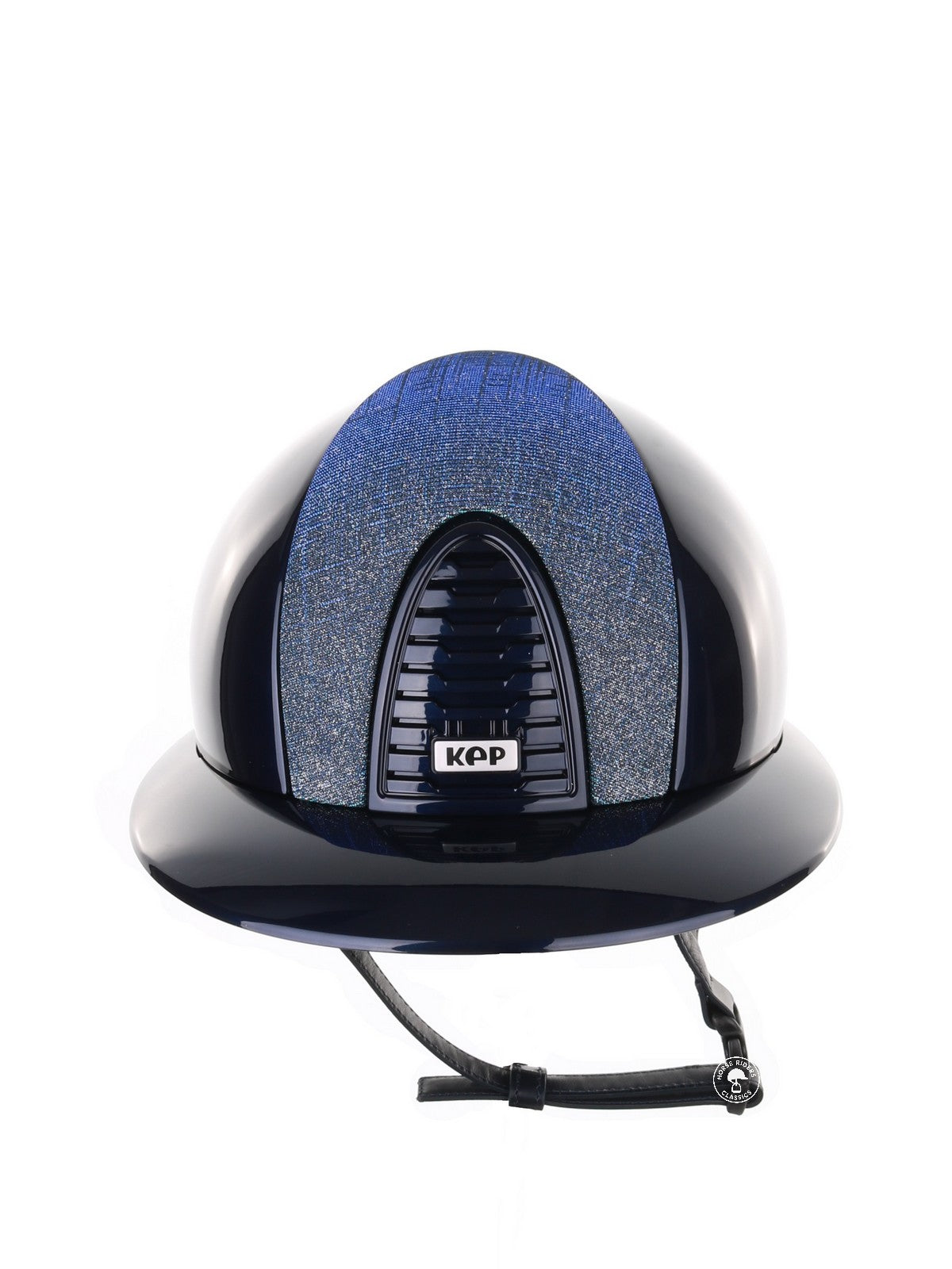 Kep Italia Paardrijhelm Cromo 2.0 Polish Polo Klep Blauw Galassia Light Blue Insert