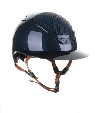 Kask Star Lady 2.0 Pure Shine Chrome Brun Clair Sangle de Menton Atlantic Blue