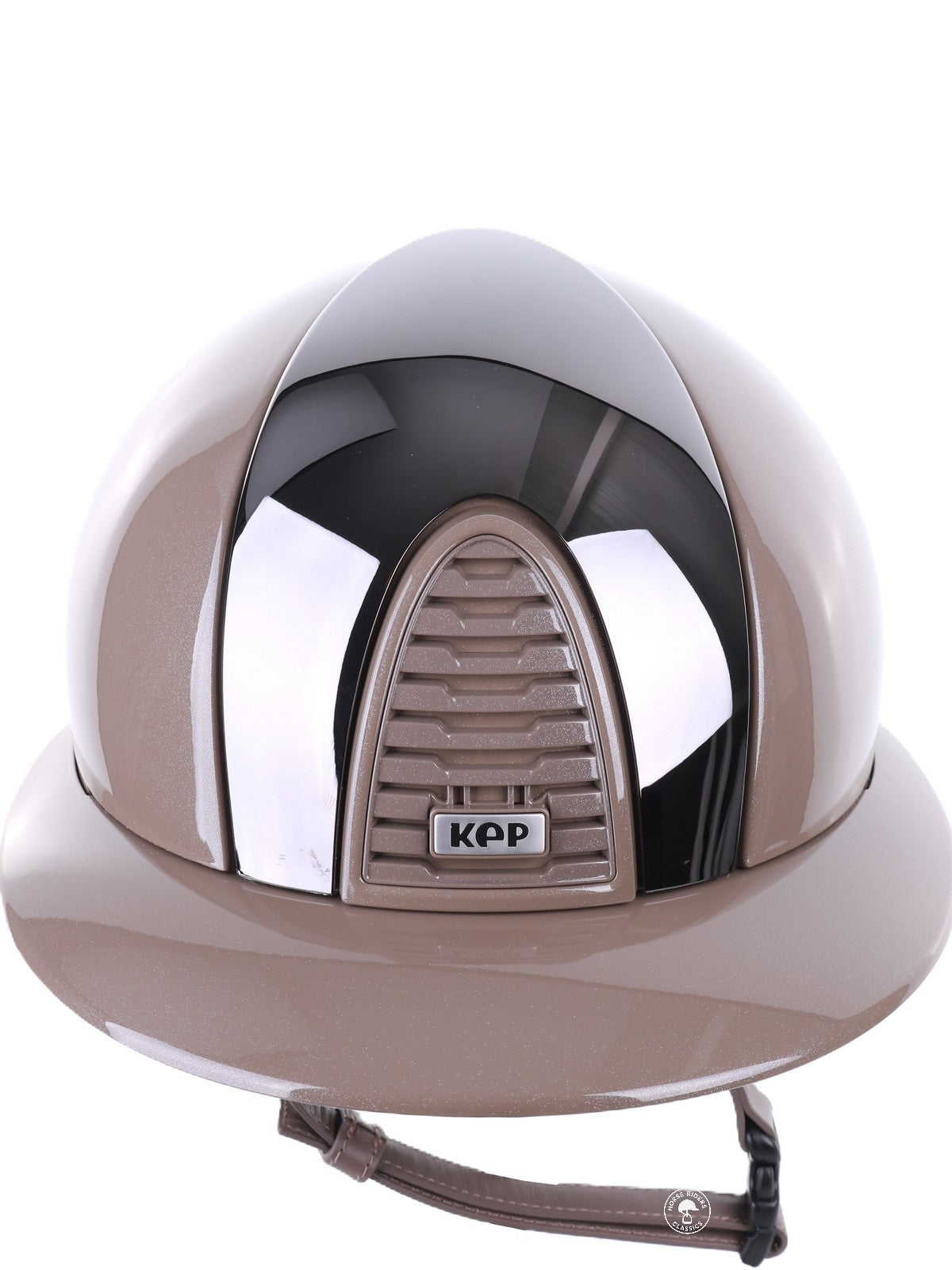 Casque Kep Italia Cromo 2.0 Diamond Polo Taupe Mirror Black Insert