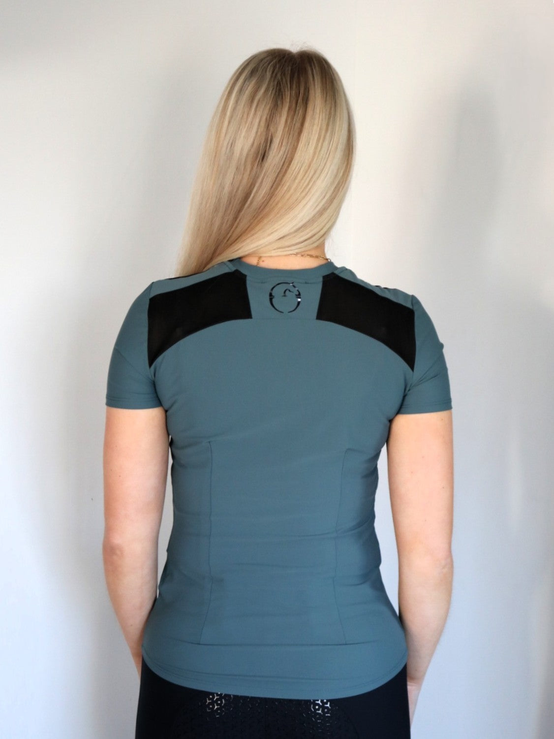 T-shirt d'entraînement Vestrum à manches courtes pour femmes Diamante Slate Green