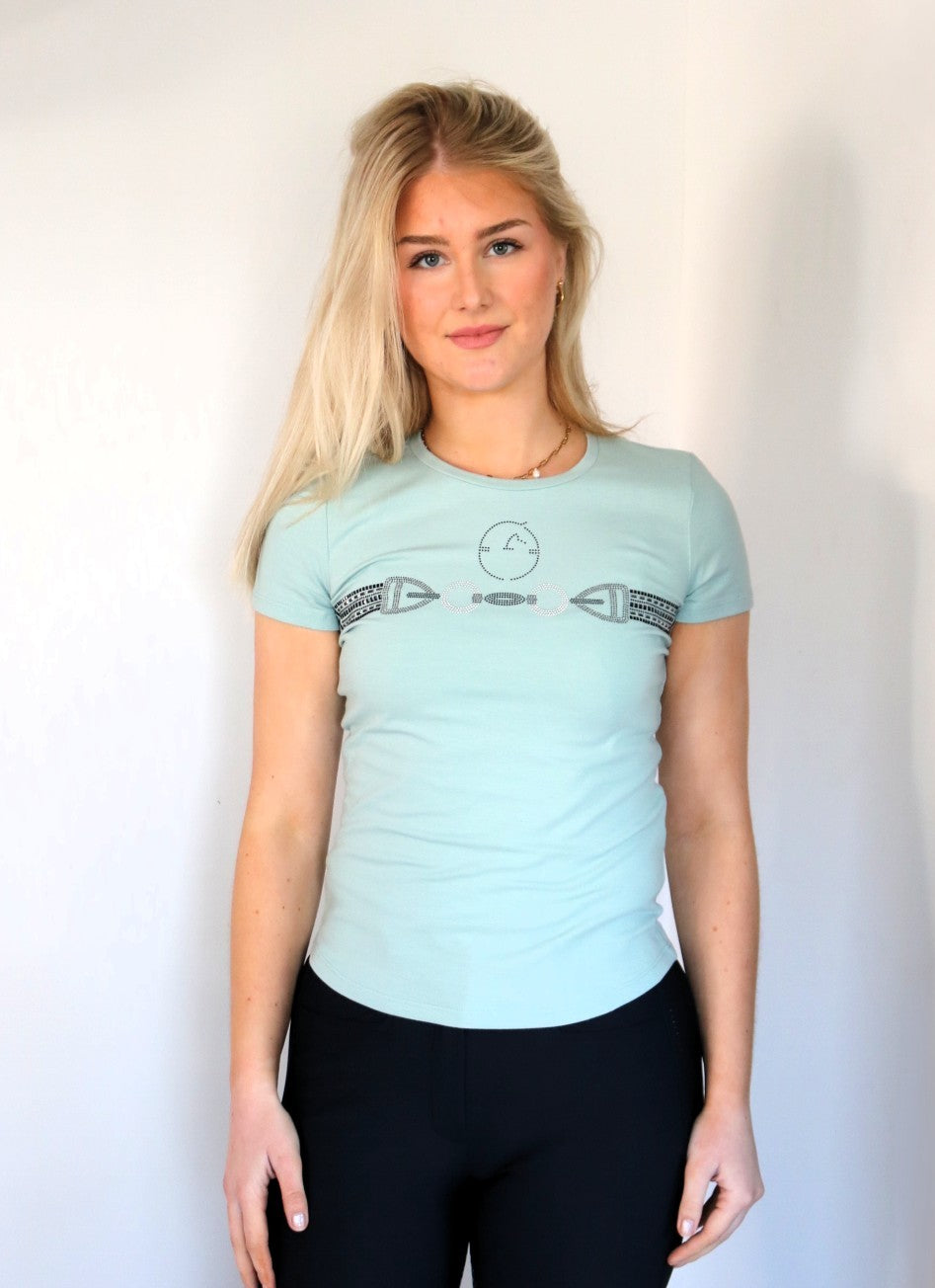 T-shirt Vestrum à manches courtes pour femmes Punta Ala Frosty Green