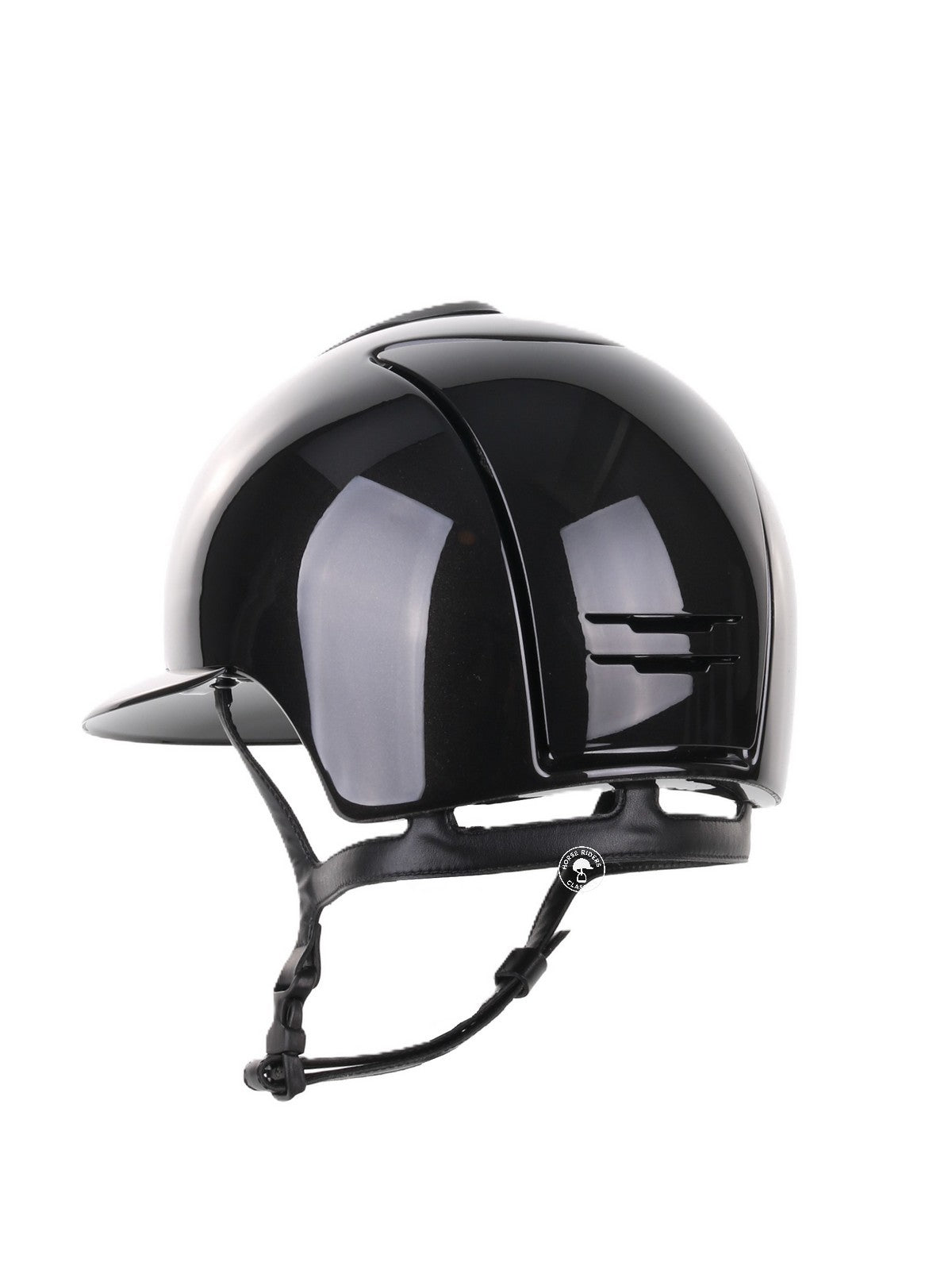 Casque Kep Italia Cromo 2.0 Shine Polo Noir RAW Frame Shaded Silver Insert