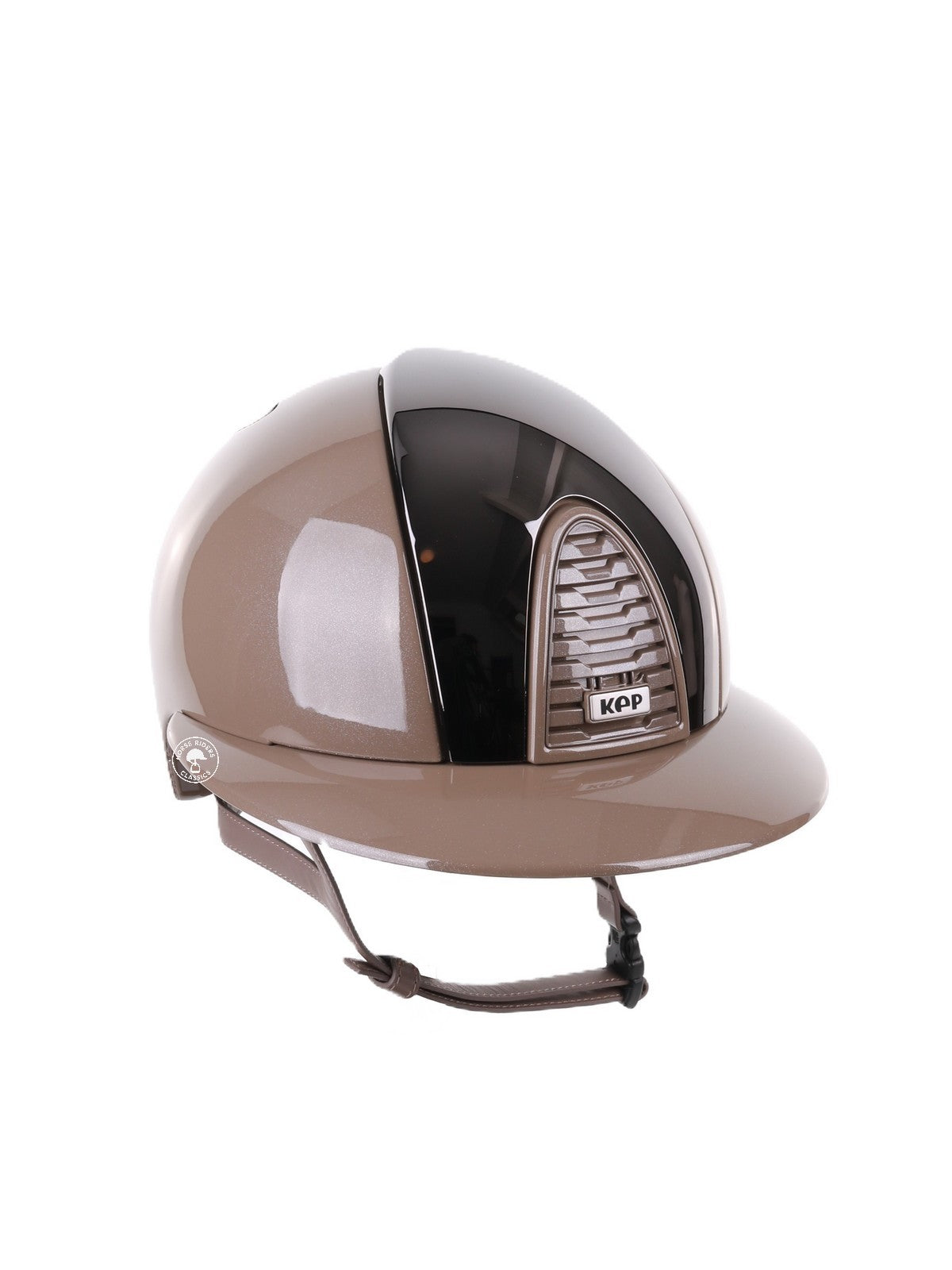 Casque Kep Italia Cromo 2.0 Diamond Polo Taupe Mirror Black Insert