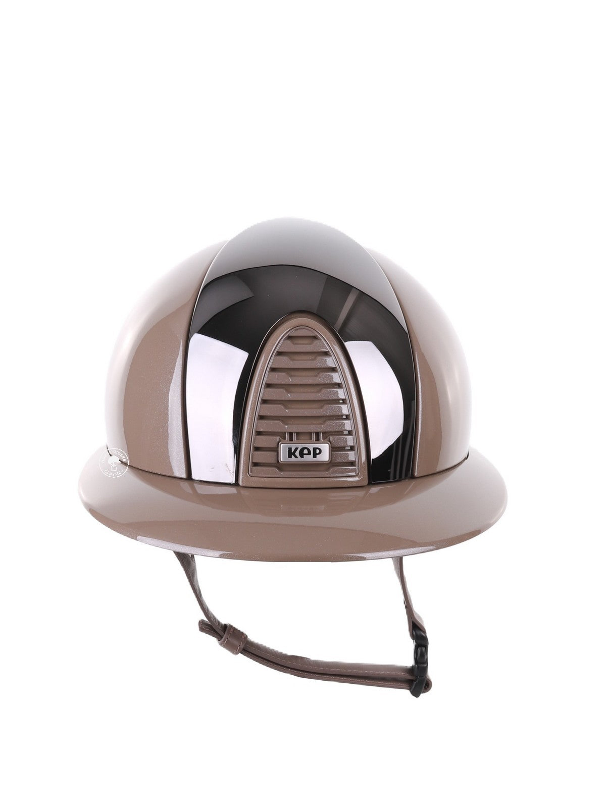 Casque Kep Italia Cromo 2.0 Diamond Polo Taupe Mirror Black Insert