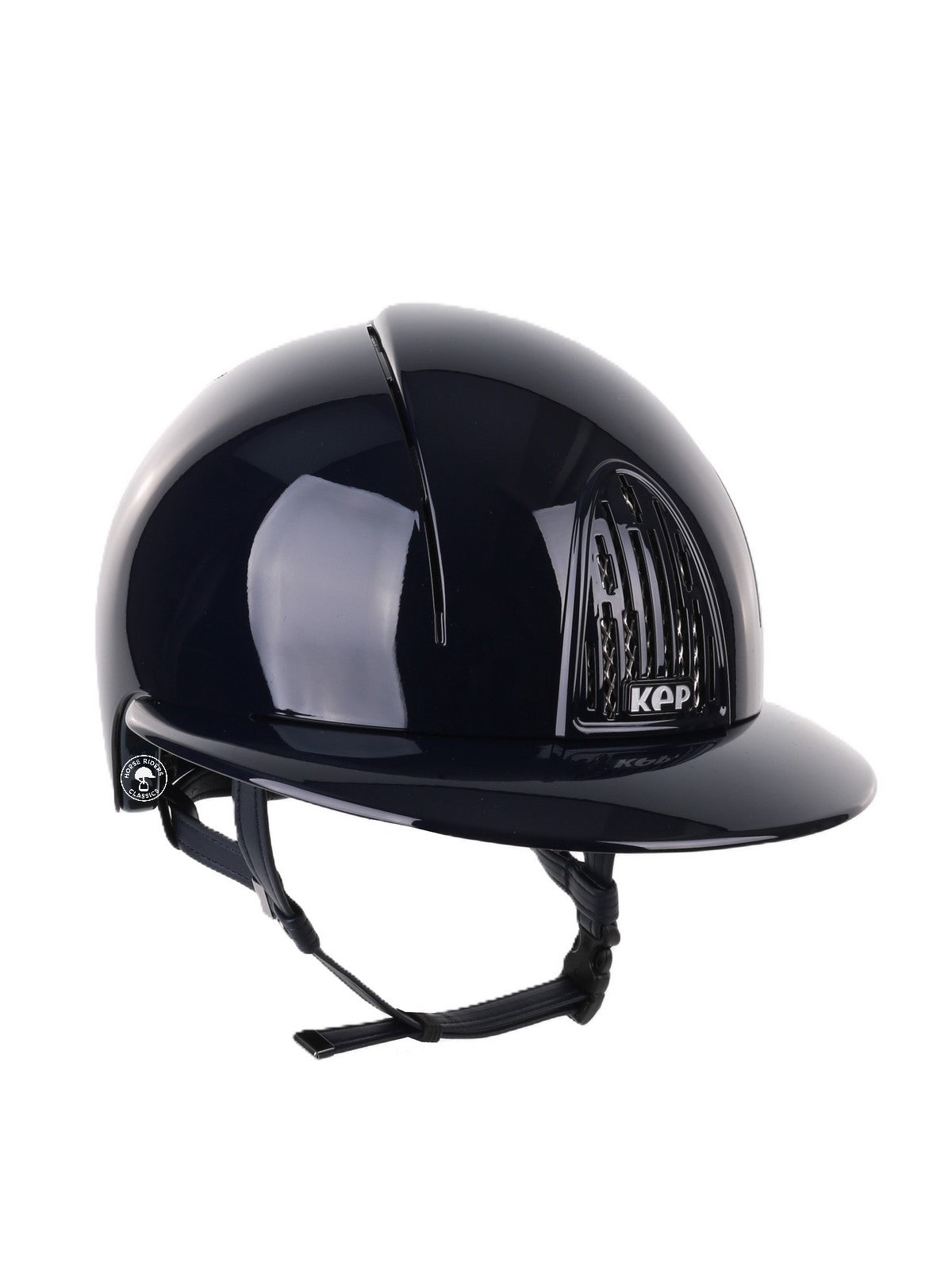 Casque d'équitation Kep Italia Smart Polish Polo Visière Bleu