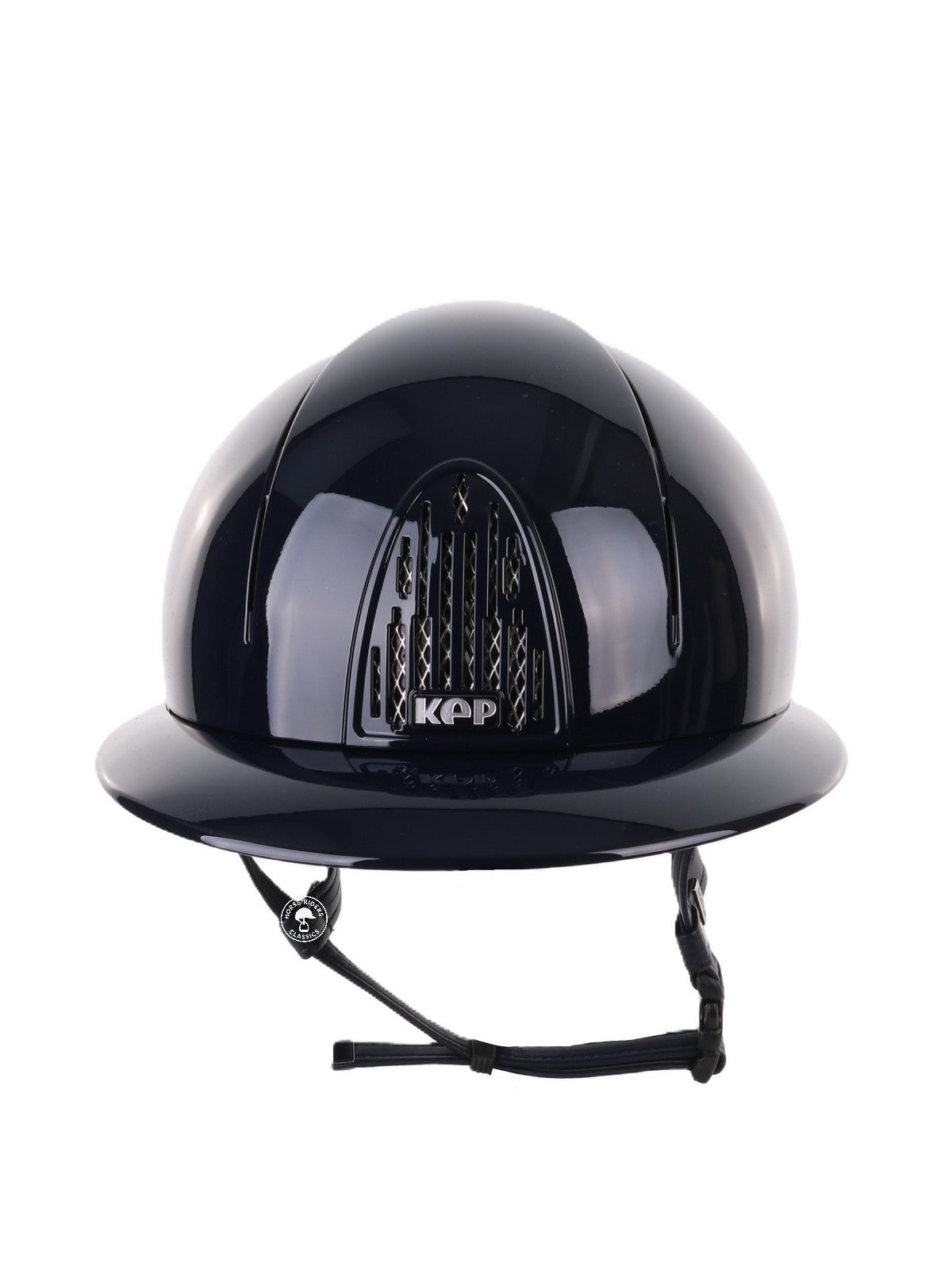 Casque d'équitation Kep Italia Smart Polish Polo Visière Bleu