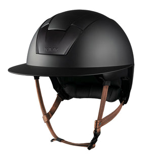 Kask Kooki Dame Ombre Noire Jugulaire marron clair