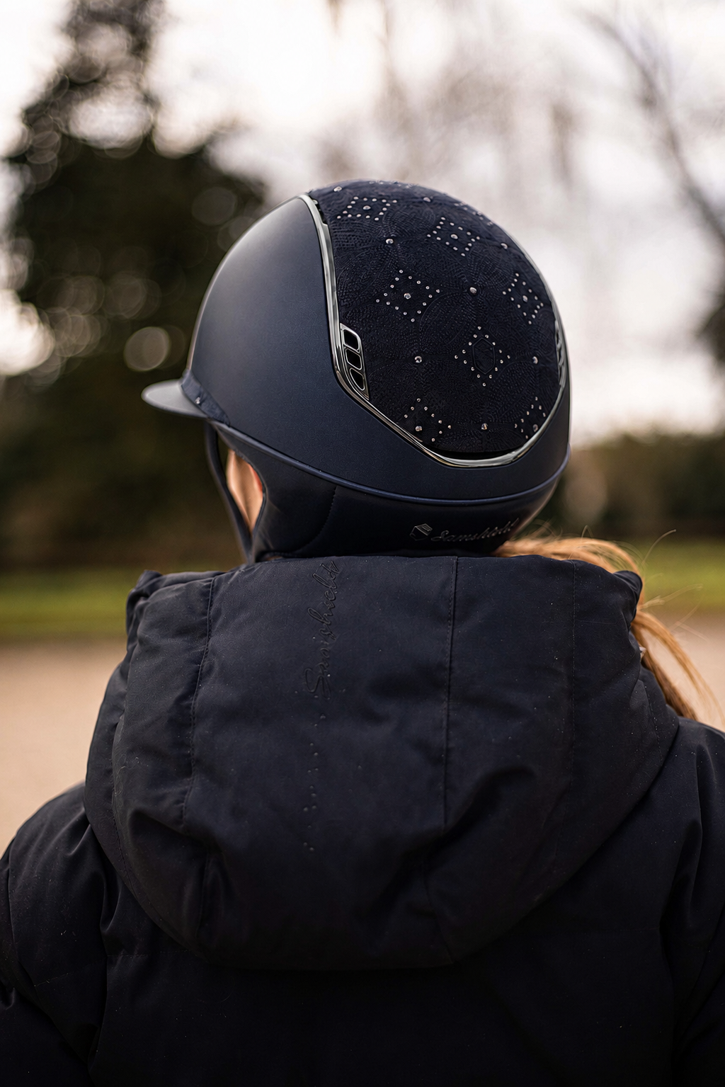Samshield 2.0 Paardrijhelm Miss Shield Shadowmatt Celestial Crystal Navy